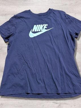 Purple Blue The Nike Tee Shirt Women’s XXL Gym Workout Activewear